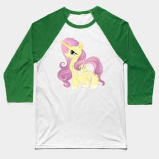 My Little Pony Generation 5 G5 Fluttershy Unicorn Baseball T-Shirt